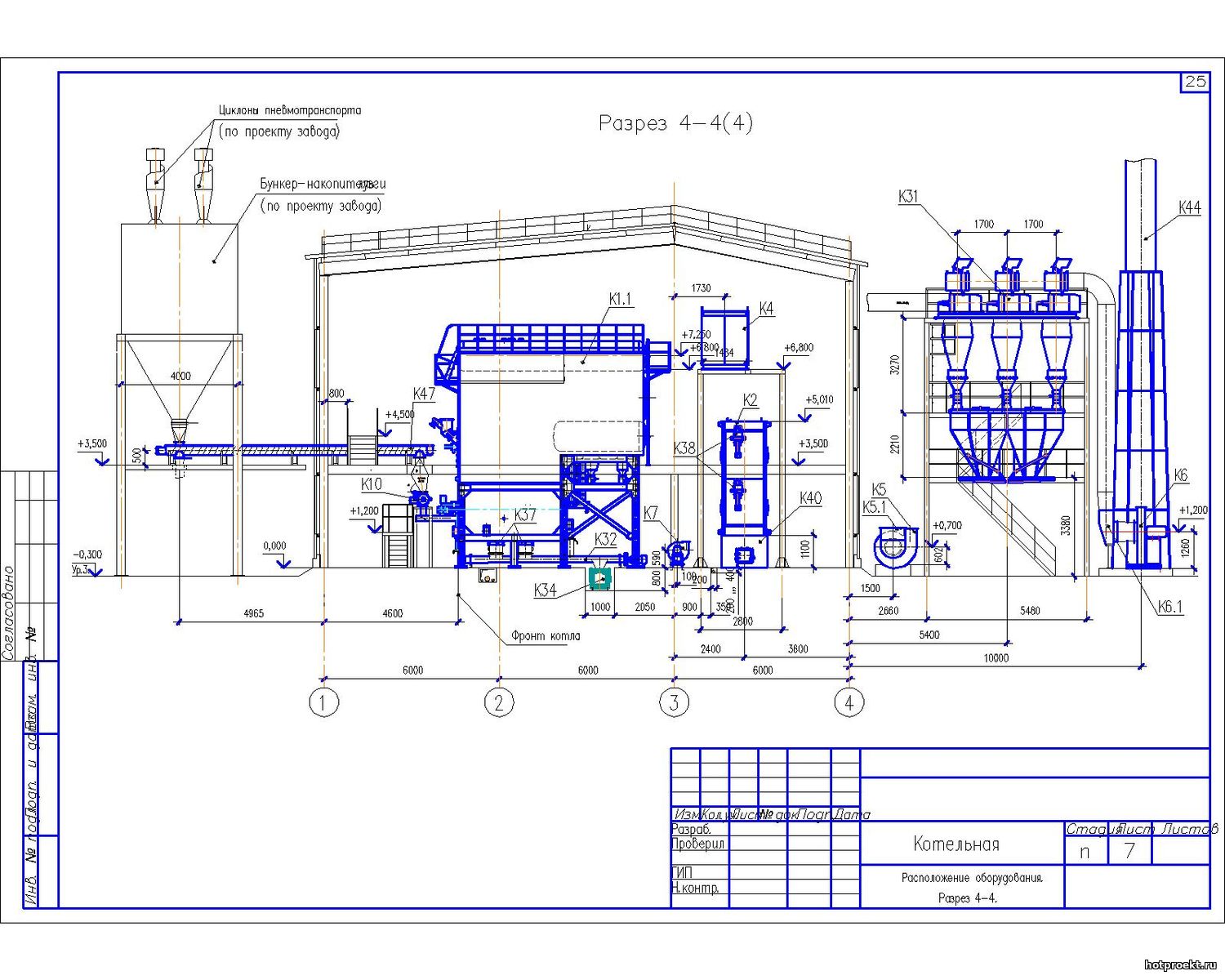 DWG-Технологическиерешения(ИОС7)-СтроительствокотельнойсдвумяпаровымикотламиЕ-7-1,4ОГВ,работающиминалузге-газеиоднимпаровымкотломЕ-6,5-1,4ГМработающимнагазе